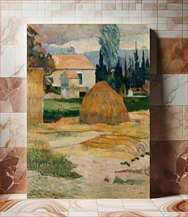 Πίνακας, Paul Gauguin's Landscape near Arles (1888)