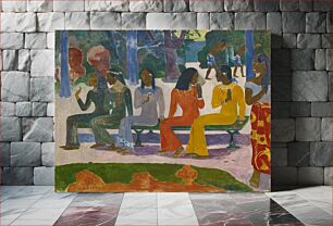 Πίνακας, Paul Gauguin's Ta Matete (We Shall Not Go to Market Today) (1892)