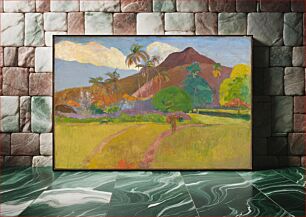 Πίνακας, Paul Gauguin's Tahitian Landscape (1891)