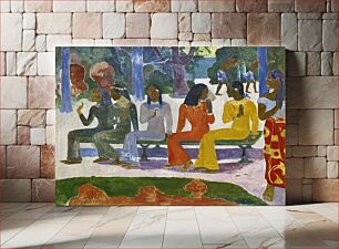 Πίνακας, Paul Gauguin's We Shall Not Go to Market Today (1892)