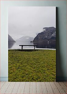Πίνακας, Peaceful Lakeside View Ήσυχη θέα στη λίμνη