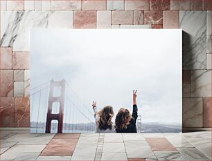 Πίνακας, Peaceful Moments at the Golden Gate Bridge Ειρηνικές στιγμές στη γέφυρα Golden Gate