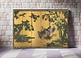 Πίνακας, Peacocks and Bamboo