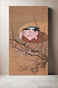 Πίνακας, Peeking Boy (right of the pair Kyoto Maiden and Peeking Boy) (1830s) by Mihata Joryu