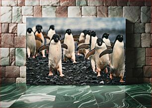 Πίνακας, Penguins on the Move Πιγκουίνοι σε κίνηση