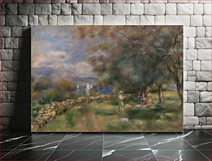 Πίνακας, Peninsula of Saint-Jean (Presqu'Ã®le de Saint-Jean) by Pierre Auguste Renoir