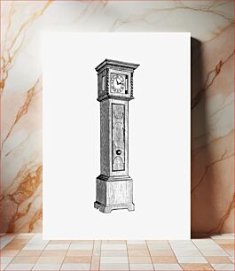 Πίνακας, Penn's clock from The Historic Mansions And Buildings Of Philadelphia, With Some Notice Of Their Owners And Occupants by Thompson Westcott (1877)