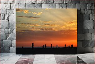 Πίνακας, People at Sunset Άνθρωποι στο ηλιοβασίλεμα