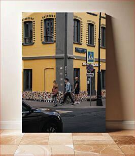 Πίνακας, People Walking in the City Άνθρωποι που περπατούν στην πόλη