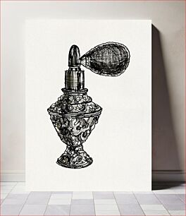 Πίνακας, Perfume bottle (2014) drawing by David Ring