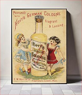 Πίνακας, Perfumed with Hoyt's German Cologne, fragrant & lasting