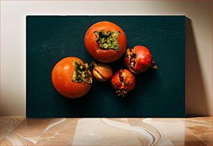 Πίνακας, Persimmons and Pomegranates Λωτοί και Ρόδια