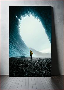 Πίνακας, Person Under Ice Cave Person Under Ice Cave