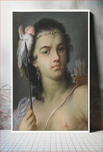 Πίνακας, Personification of America, Rosalba Carriera