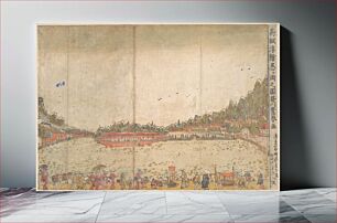 Πίνακας, Perspective Print: Shinobazu Pond by Utagawa Toyoharu