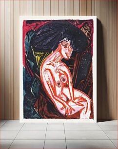 Πίνακας, Peter Schlemihl's Wondrous Story: The Beloved (1915) by Ernst Ludwig Kirchner