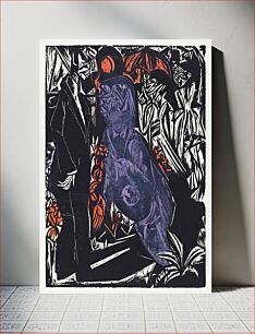 Πίνακας, Peter Schlemihl's Wondrous Story: The Sale of His Shadow (1915) by Ernst Ludwig Kirchner
