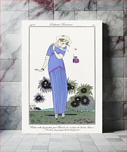 Πίνακας, Petite robe de jardin (1913) by Charles Martin, published in Gazette du Bon Ton