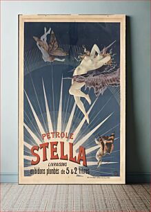 Πίνακας, Pétrole Stella, livraisons en bidons plombés de 5 & 2 litres / H. Gray