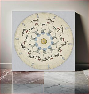 Πίνακας, Phenakistiscope Disc with Cats and Donkey