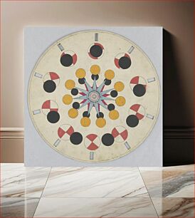 Πίνακας, Phenakistiscope Disc with Geometric Shapes, Josef Bermann
