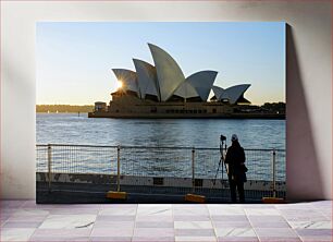 Πίνακας, Photographer at Sydney Opera House Φωτογράφος στην Όπερα του Σίδνεϊ