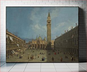 Πίνακας, Piazza San Marco by Canaletto (Giovanni Antonio Canal)
