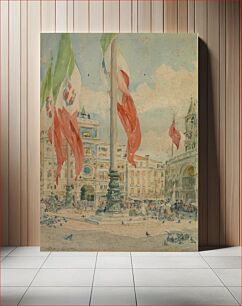 Πίνακας, Piazza San Marco, Henry Bacon