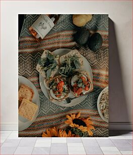 Πίνακας, Picnic with Avocado and Sandwiches Πικ-νικ με αβοκάντο και σάντουιτς