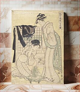 Πίνακας, Picture of the Middle Class by Kitagawa Utamaro