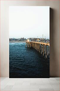 Πίνακας, Pier by the Sea Προβλήτα δίπλα στη θάλασσα