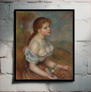 Πίνακας, Pierre-Auguste Renoir's A Young Girl with Daisies