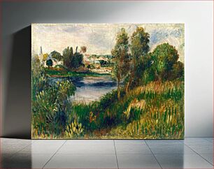 Πίνακας, Pierre-Auguste Renoir's Landscape at Vétheuil (c. 1890)