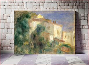 Πίνακας, Pierre-Auguste Renoir's Maison de la Poste, Cagnes (1906-1907)