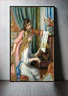 Πίνακας, Pierre-Auguste Renoir's Two Young Girls at the Piano