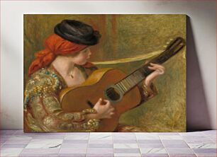 Πίνακας, Pierre-Auguste Renoir's Young Spanish Woman with a Guitar (1898)