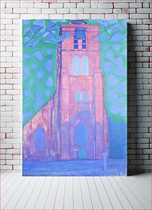 Πίνακας, Piet Mondrian's Church tower at Domburg (1911)