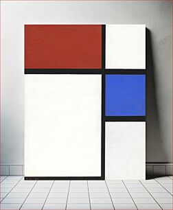 Πίνακας, Piet Mondrian's Composition No. II with Red and Blue (1929)