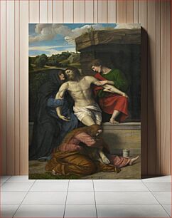 Πίνακας, Pietà (1520s) by Moretto da Brescia
