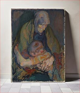 Πίνακας, Pietà, 1916, by Magnus Enckell