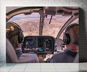 Πίνακας, Pilots flying over desert terrain Πιλότοι που πετούν πάνω από το έδαφος της ερήμου