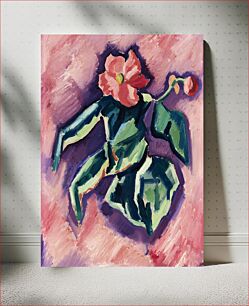 Πίνακας, Pink Begonias (1928-1929) by Marsden Hartley