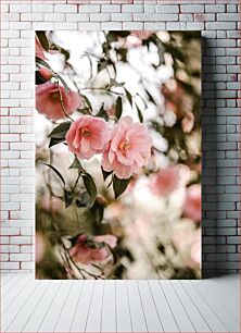Πίνακας, Pink Blossoms on Branches Ροζ άνθη σε κλαδιά