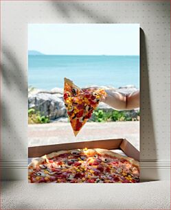 Πίνακας, Pizza Slice by the Sea Pizza Slice by the Sea