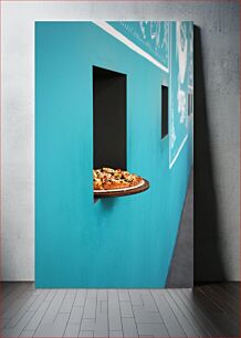 Πίνακας, Pizza Through the Wall Pizza Through the Wall