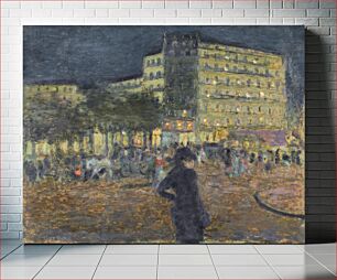 Πίνακας, Place Pigalle at Night (1905–1908) by Pierre Bonnard