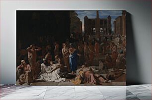 Πίνακας, Plague in an Ancient City by Michael Sweerts Brussels 1618 1664 active Italy and India