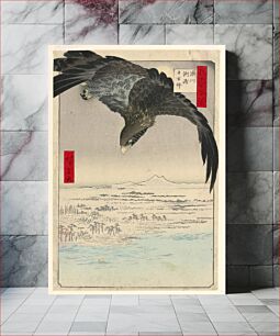 Πίνακας, Plain at Suzaki Fukagawa (Fukagaw Susaki, Juman-tsubo) From the Series One hundred Views of Edo, by Utagawa Kuniyoshi