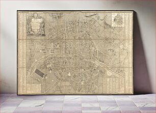 Πίνακας, Plan de la ville et faubourg de Paris avec tous ses accroissemens et la nouvelle enceinte des barrieres de cette capitale