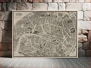 Πίνακας, Plan de Paris Monumental, Ralph Barton